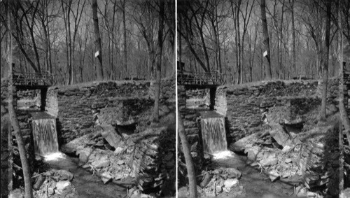 Ruins of George Washington Mill near Great Falls of Potomac