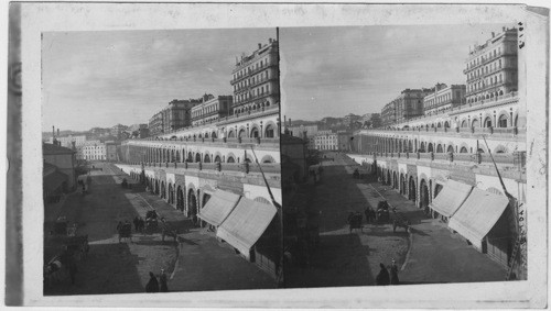 Ocean Front, showing incline approach, City of Algeirs, Algeria