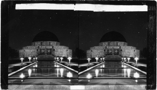 The Adler Planetarium by Night, A Century of Progress