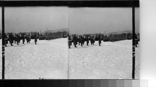 The West Point Cadets in review before Prince Henry. West Point, N.Y