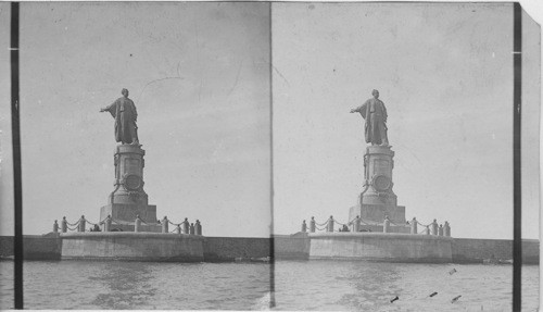 The De Lesseps -Statue at Port Said- Egypt