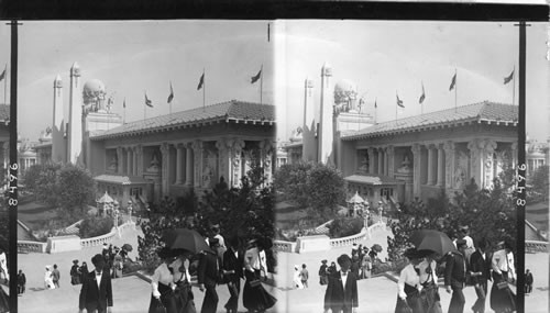 Palace of Mines and Metallurgy, ones of the most beautiful of the Exhibit Palace. Louisiana Purchase Exposition