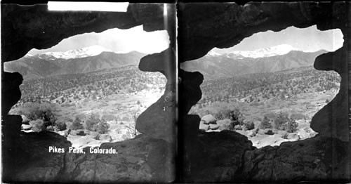 Pike's Peak from the Garden of the Gods