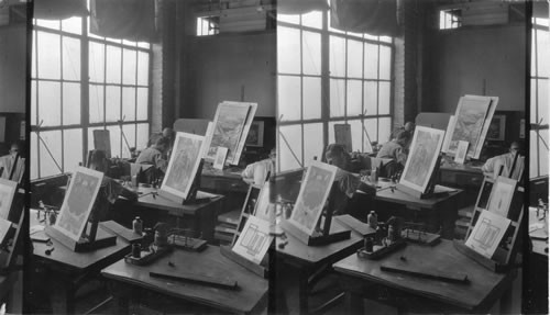 Men at work in etching department Camden, N.J