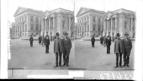 Confederate Capitol at Richmond, photographed when decorated for Confed. Veterans Convention held in 1907. Virginia