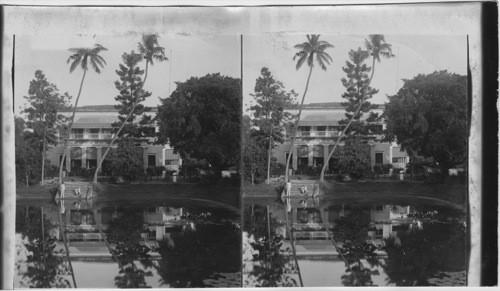 Airy [?] palace of the Maharajah of Tagore, at Calcutta