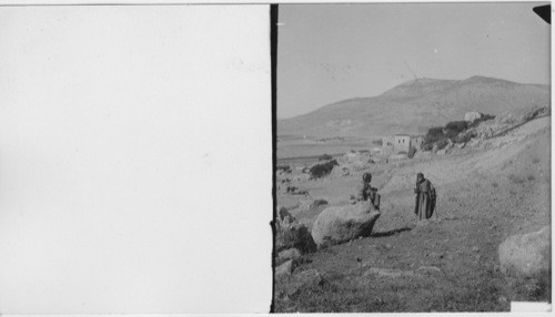 Jacob’s Well and Mt. Gerizin, Palestine