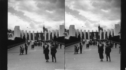 Ramp Approach to Hall of Science, Century of Progress, 1933