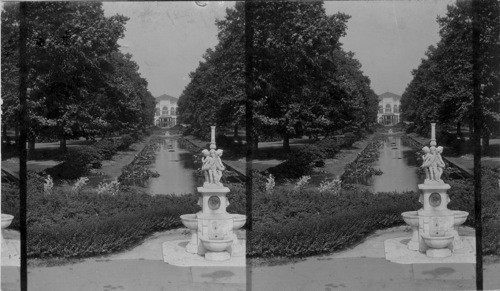 Sunken Gardens and Horticultural Hall, Fairmount Park, Philadelphia, Pa