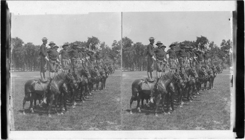 Cavalry Drill at West Point, N. Y