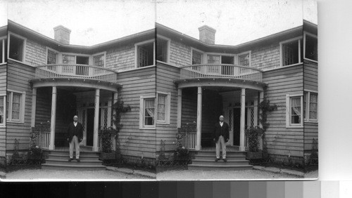 Judge Taft at his home, Murray [La Malbaie], Quebec