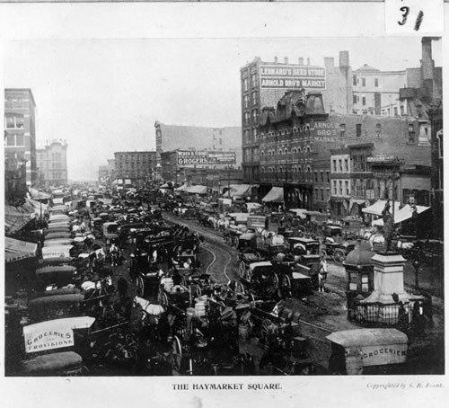 The Haymarket Square, Chicago, Ill