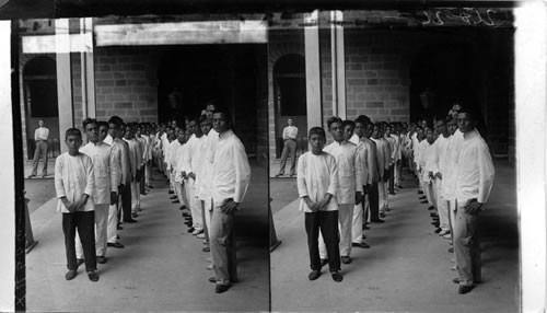 Filipino Students In Boys' Normal High School, Manila, P.I