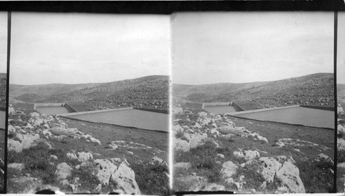 The Pools of Solomon. Near Bethlehem, Palestine