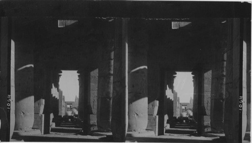 The Hypostyle Hall of Ramesseum, Necropolis of Thebes, Egypt