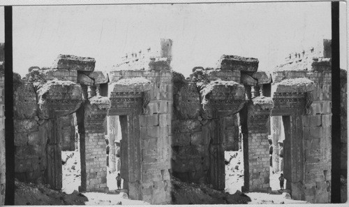 Portal of the Temple of Jupiter, Baalbek, Syria