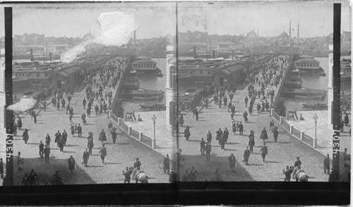 The Outer Bridge and Stamboul from Galata, Constantinople