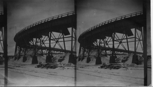 Elevated Tracks Unloading Ore and Coal, Steel Plant, Sault Ste. Marie, Ont