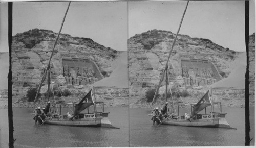 Great Temple of Abu- Simbel, on W. bank of the Nile, Egypt