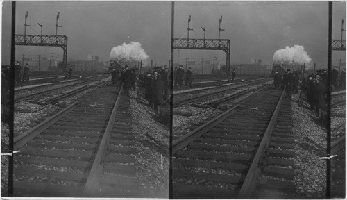 The Last Open Stretch of the 130lb Track of the Pennsylvania R.R. from Chicago to New York