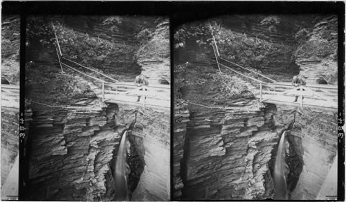 Entrance Cascade and Sentry Bridge, Watkins Glen