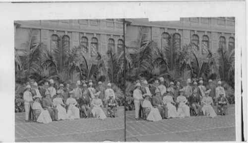 Royal Party at Government House - Rangoon, India