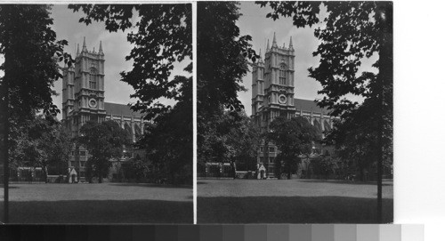 Westminister Abbey from Dean's Yard