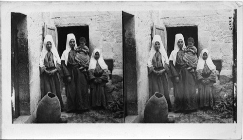 The women of a Bethlehem Household, Palestine