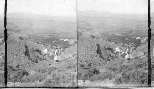 Over village of Hattin to Safed. Palestine