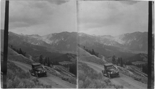 Mountain climb between Stanley & Ketchum, Idaho