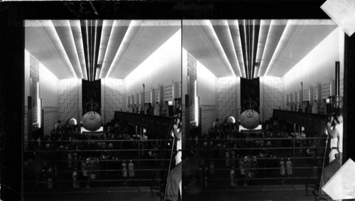 The Great Hall, Hall of Science, A Century of Progress, Chicago, 1933