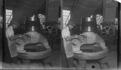 Assembling Pattern of Rock Crusher, Ship Building Co., Port Arthur, Ont