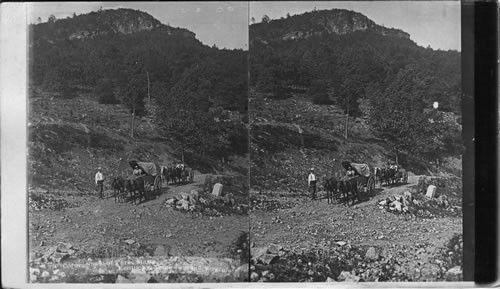 Showing the cornerstone of three states, Kentucky, Tennessee, Virginia