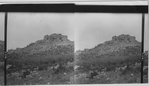 General view of Castle of Subeibeh, Mount Hermon, Syria