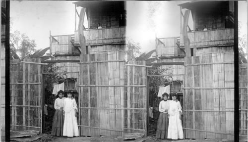 Native Bamboo House. Guayaquil. Ecuador