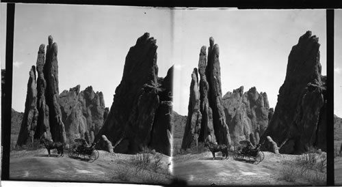 The Three Graces and other Rocks. Garden of the Gods, Colorado