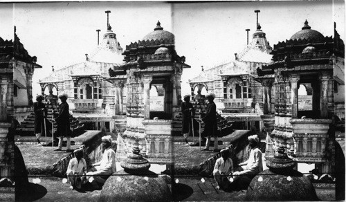 Dome of the finest Temple on Mt. Satrunjaya India