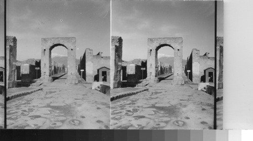 Pompeii Street, Newly Excavated