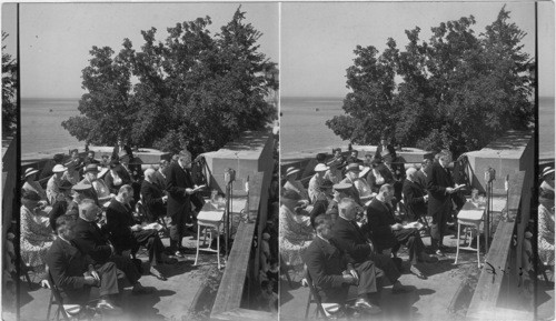 William Wallace Kincaid, President, Old Ft. Niagara Asso., and President, International Celebration at Niagara, Inc., in an the Address of Welcome at the Dedication of Old Ft. Niagara during Four-Nation Celebration at Niagara, Sept., 1934