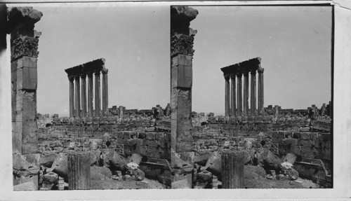 Huge Columns of the Peristyle - Baalbek, Syria