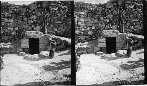 Tomb of Lazarus, Bethany, Palestine