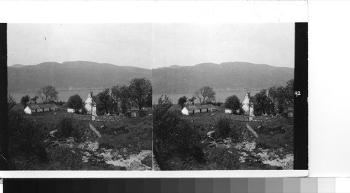 Great Britain, Scotland, near Ardessie: a Scottish highland farm on the shores of Little Loch broom in the northwest highland coast