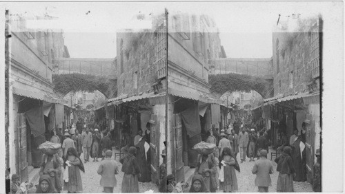 Christian Street, Jerusalem. Palestine