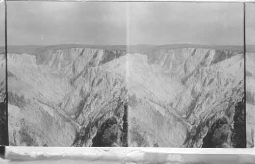 Canyon from Artists Point. Yellowstone National Park. Wyo