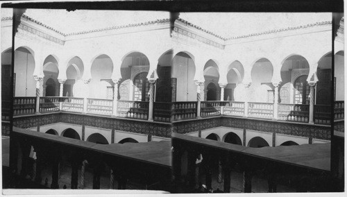 A Court in a Palace, Algiers, Algeria