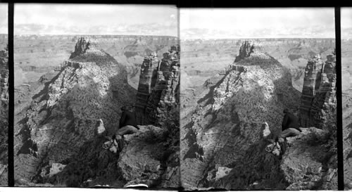 Ayer's Peak and Cape Split from the Rim Trail, Grand Canyon, Ariz