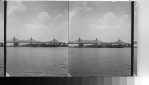 Queensboro Bridge & Welfare Island, N.Y.C