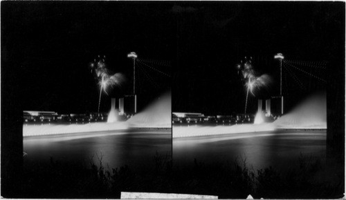 Fireworks Display, A Century of Progress, Chicago, Ill