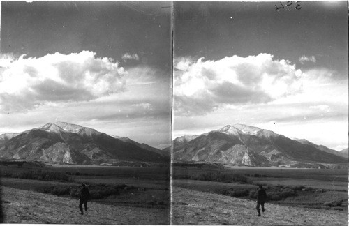 Mount Princeton (14,190 ft) from Nathrop, Colorado. (Part of Collegiate Range) OK South of Buena Vista West of Nathrop which is west of Salida