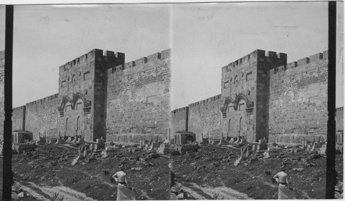 Walled-up Golden Gate, Jerusalem, Palestine